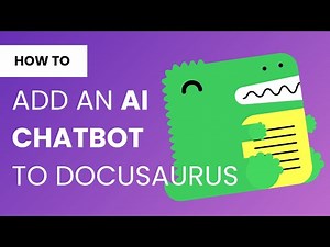 Add an AI chatbot to Docusaurus site (Guide)