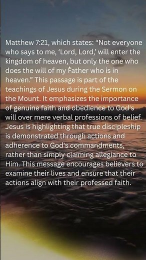 God demands total obedience