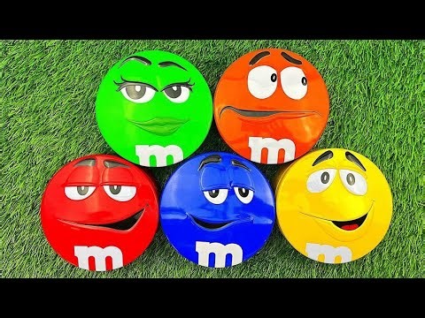 Satisfying Video | Unboxing Skittles and Rainbow M&M'S Candy From Colorful BoxesASMR