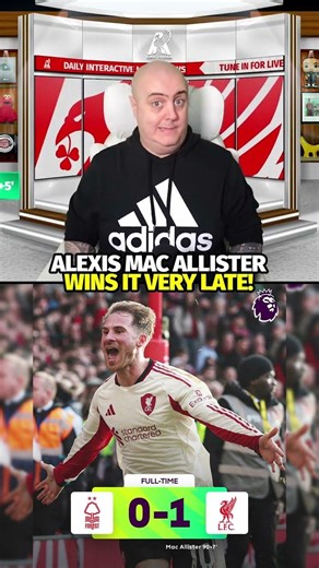 MAC ALLISTER WINS IT LATE! Nottingham Forest 0-1 Liverpool Goal Reaction