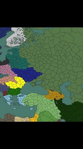 Some random Map of Europe I made #eu4 #map #war #europe #balkan # #bulgaria #mapping #history