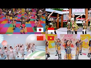 [MV] HEAVY ROTATION | AKB48 - JKT48 - SNH48 - SGO48 | COMPARISON