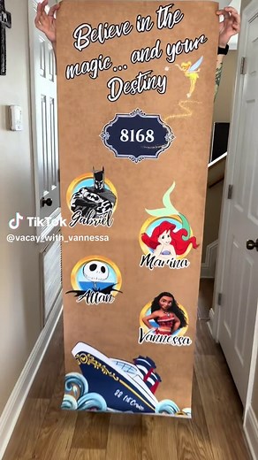 Disney Cruise Door Banner Hack: The Walgreens Trick! 🚢✨