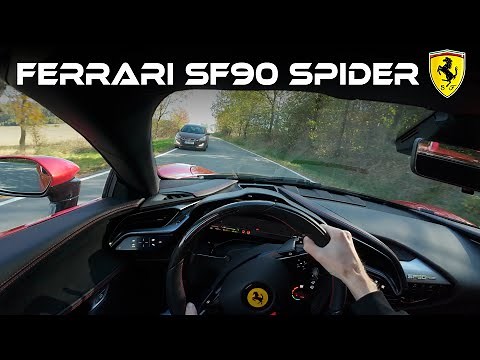 Ferrari SF90 Spider (986HP) Fastest Ferrari supercar! POV (4K)