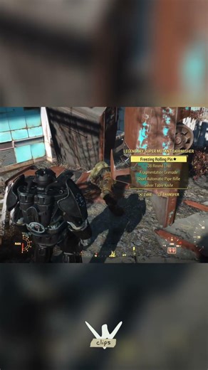 Exploring the Wasteland: Combat and Loot in Fallout 4 #shorts