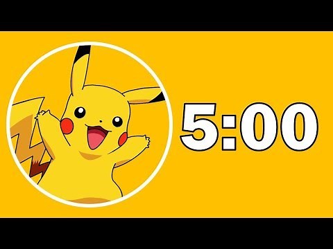 5 Minute Radial Timer - Pikachu Pokemon Edition!