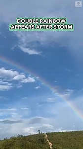 18K views · 251 reactions | Start your week off with a double rainbow seen in Alabama. https://abcn.ws/3PPdmMU | ABC News | Facebook