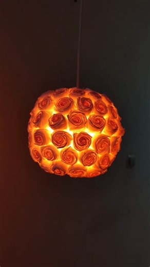 DIY Rose Flower Lamp ‪@Giftmake‬ #papercraft #roselamp #flowerlamp #diyhomedecor