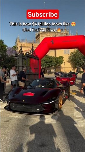 $4 Million Ferrari Daytona SP3 Red Carbon Fiber 🔥