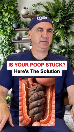 IS YOUR POOP STUCK? Here's The Solution #health #healthy #healthtips #usa #fyp | Here's a tip