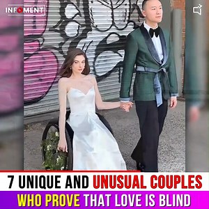 47K views · 859 reactions | 7 Unique and Unusual Couples Who Prove That Love Is Blind. | Infoment | Facebook