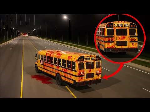 If you ever see this Haunted Ghostly School Bus, Drive away fast! (Short Film)