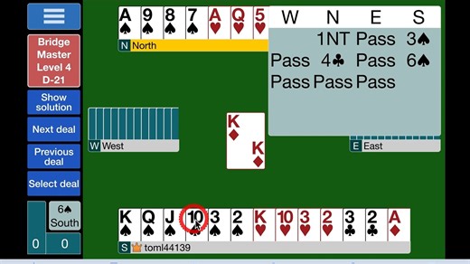 BBO训练牌例-难度四级(81）虽然无法形成挤牌空间，但仍然可以挤，挤到最后形成了投入打法