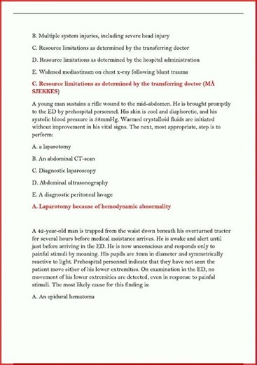 Atls Post Test 4 Latest Versionsactual 175 Questions And Verupdate video