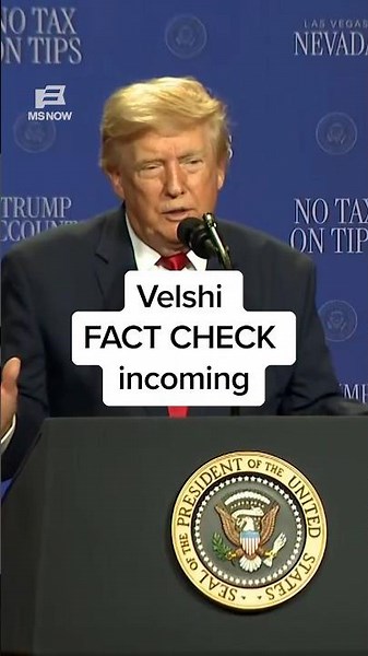 Velshi FACT CHECK incoming