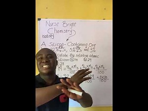 Isotopy and relative atomic mass calculations(Percentages)