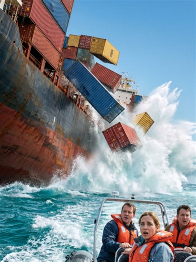 Giant Cargo Ship Sinking: Maritime Emergency!