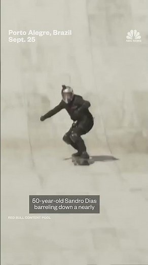 Brazilian skateboarder breaks two world records