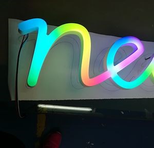 [Hot Item] Decorative LED Letter Neon Sign for Home and Office Spaces