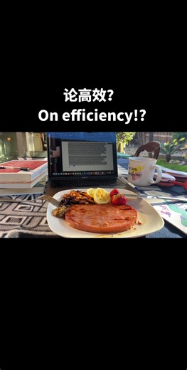 论高效？ On Efficiency！#QuietLonging #UnspokenFeelings #ThoughtsAtNight #GrowthMindset #