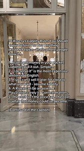 12K views · 15 reactions | 10 Asset vs Liability Rules You Should...