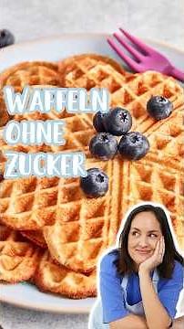Waffeln ohne Zucker🧇❤️#rezept