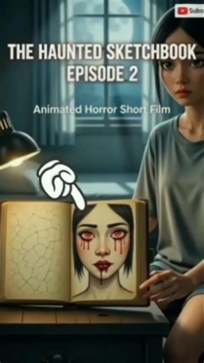 Watch the Haunted Sketchbook EP 2 Now #shorts #fyp #shortsfeed