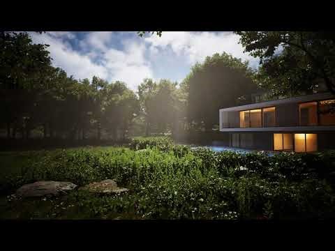 Exterior Visualization – Forest Villa | Unreal Engine 5 Lumen Render (4K UHD)