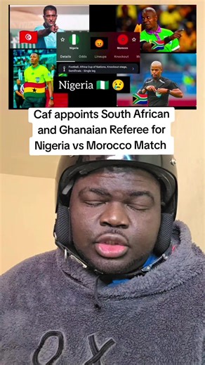 Breaking News! The Confederation of African Football (CAF) has officially announced the referees for today's highly anticipated Nigeria vs Morocco match. The main referee is Daniel Nii Ayi Laryea from Ghana, a highly experienced official. He will be assisted by Zakhele Thusi Granville Siwela from South Africa, and Souru Phatsoane from Lesotho. For the Video Assistant Referee system, Abongile Tom from South Africa is heading it, with Haythem Guirat from Tunisia and Stephen Onyango Yiembe from Ken