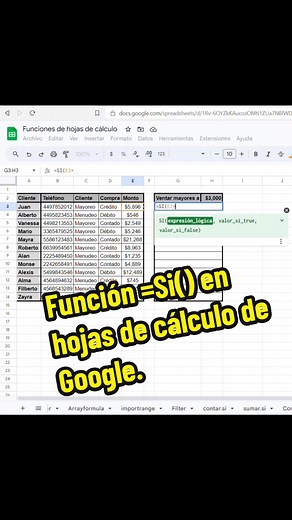 Aprendiendo Hojas de cálculo de Google.🚨 Tips en menos de un minuto. ...