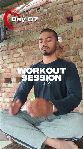 Day 07 Workout session 💪🚩🙋 #gymexercises​ #bramcharya​ #motivation​ #desihomegym​ #restart​