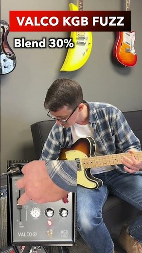The clean blend on the Valco KGB Fuzz is the secret weapon you didn't know you needed!