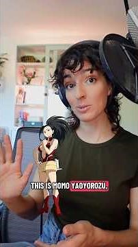 Let’s try to guess Momo Yaoyorozu’s voice! 💪#voiceactor #anime #myheroacademia #momoyaoyorozu #vo