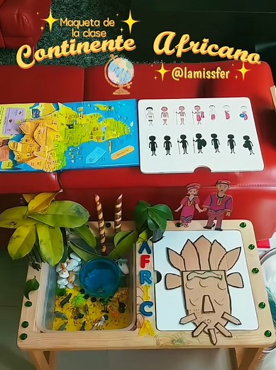 Maqueta del Continente Africano para Actividades Infantiles