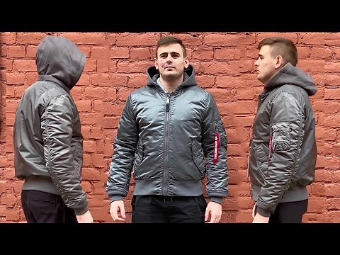 Бомбер Alpha Industries MA-1 Natus Gun Metal | обзор от AlphaWear.ru