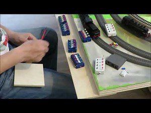 Märklin H0 Anlage #3 Weichen und Lampen verkabeln