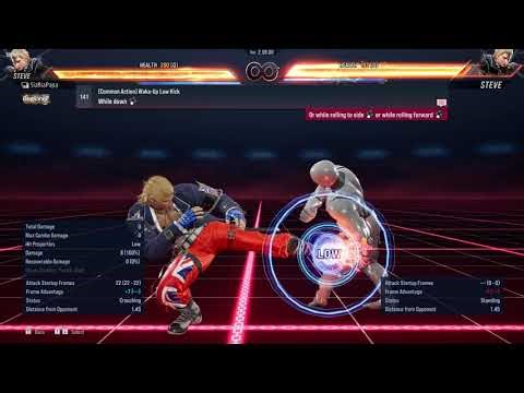 141. (Common Action) Wake-Up Low Kick