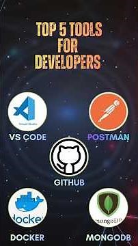 Top 5 Tools Every Developer Must Use in 2025! #vscode #postman #github #docker #MongoDB #shorts