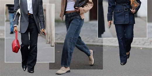 8 Shoes to Wear With Straight-Leg Jeans, From Kitten Heels to Snakeskin Booties