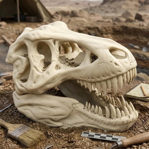 T-rex Skull STL File, Realistic Dinosaur Fossil Replica (digital Download) - Etsy Canada