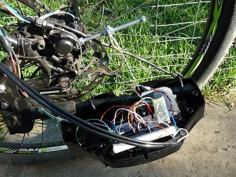 Homemade bicycle Anti-lock Brake System ABS