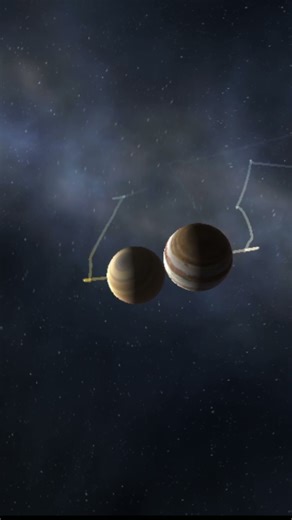 Jupiter vs saturn - solar smash game #shiorts