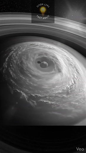 🪐 Fact: Saturn's North Pole boasts a massive hexagon-shaped storm