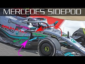 How do the Mercedes Sidepods Work? - Aerodynamic Analysis