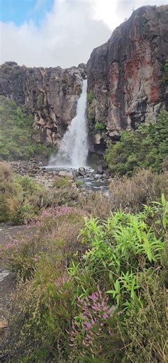 Chasing Waterfalls in New Zealand: Taranaki Falls, Tongariro National Park