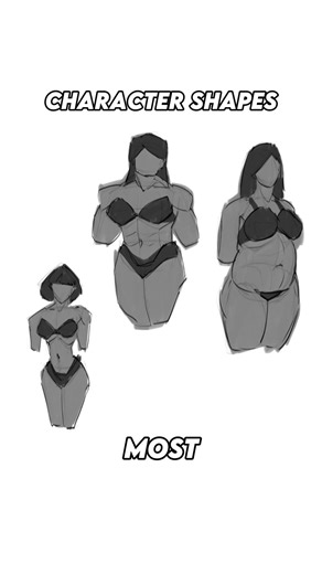 Why character shapes matter #drawingtips #drawing #arttips #characterdesign