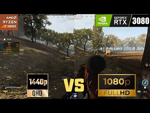 Call of Duty Warzone 1080p vs 1440p, Low/High Settings Comparison w/ RTX 3080 and AMD Ryzen 5800X