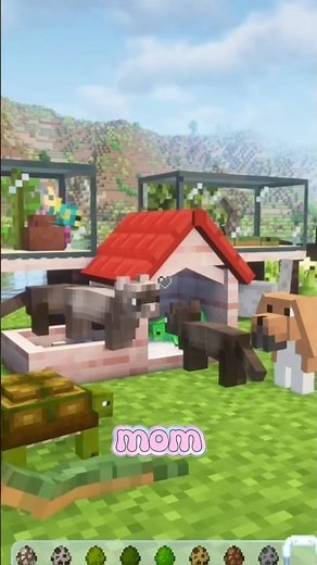 ✨cutest minecraft mods you NEED!💞 mod #30: Polly pets #javaminecraft #moddedminecraft #forge
