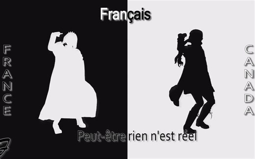 【APH】16种语言的BAD APPLE！