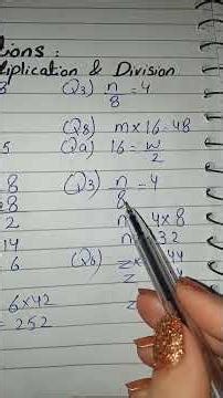 solving 1-step equations division and multiplication class 6 in urdu #shorts